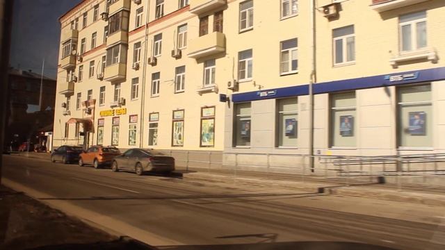 По окрестностям метро "Бульвар Рокоссовского" - весенним днем на трамвае №46 по новой трассе! смотреть онлайн