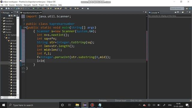 Kaprekar number computation | Solution Solved in JAVA | Any Doubts post the comments смотреть онлайн