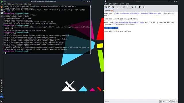 How to install Sublime Text on MX Linux 21.3 смотреть онлайн