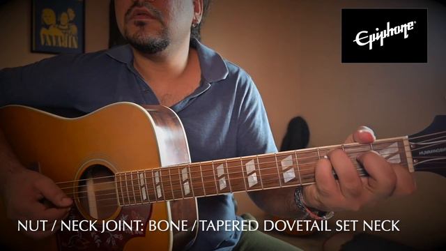 @OfficialEpiphone 'Inspired by @gibsonguitar ' Hummingbird | Pickup #demo | No Talking, Playing onl смотреть онлайн