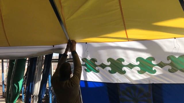 Юрта складная D7м Www.shatry3.ru