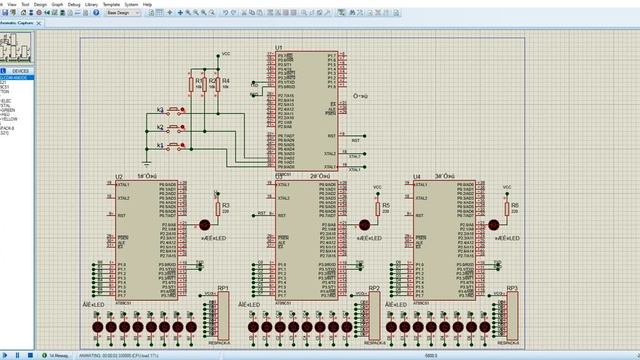 Master-Slave Serial Communication With Microcontroller With Proteus and Keli | AT89C51 смотреть онлайн