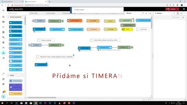Chytrý dům 22 Home assistant / NODE RED - entity, západ slunce смотреть онлайн