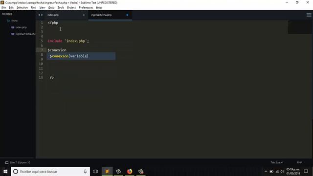 Insertar fecha y hora con PHP y MYSQL de forma facil смотреть онлайн