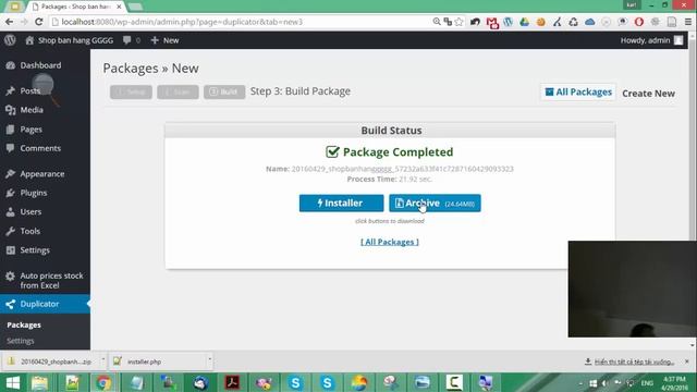 Buổi 5.1.2: phần Backup Restore Deploy Wordpress- Phần 2: Duplicator plugin смотреть онлайн