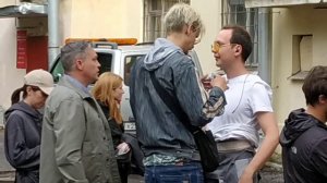 Рабочий момент на сьемках сериала « Условный мент 4 «