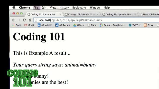 Coding 101 26: Perl: Reading GET Form Actions смотреть онлайн