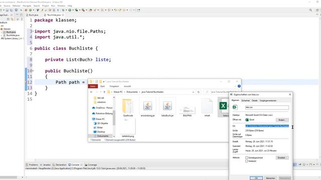 2. Teil - Objektorientieres Programmieren in java: Von der CSV-Datei zur Swing-Anwendung смотреть онлайн