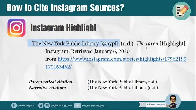 Citing Social Media Sources in APA 7 смотреть онлайн