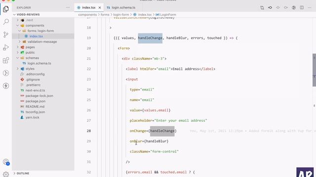 06 Next JS setup for our API - Laravel with React using Formik and Yup for form and validation смотреть онлайн