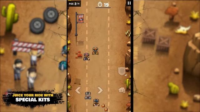Rude Racers: Crazy bike racing and combat action смотреть онлайн