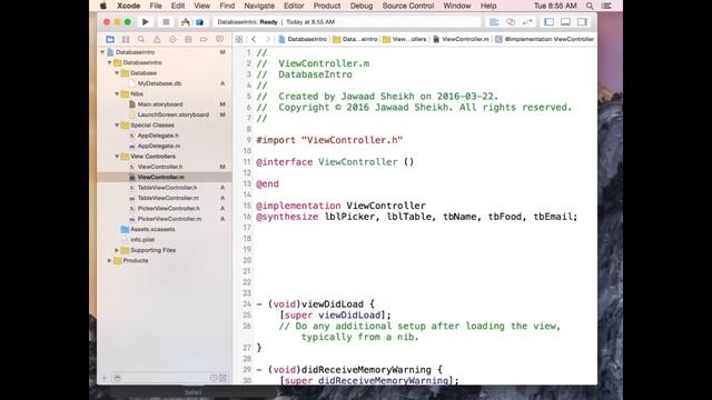 Learn iOS Objective-C Module 10 - Introduction to Databases смотреть онлайн