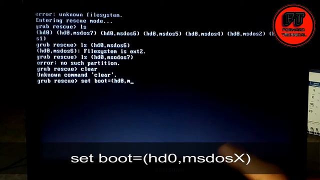 GRUB rescue error message fixed without any software HD смотреть онлайн
