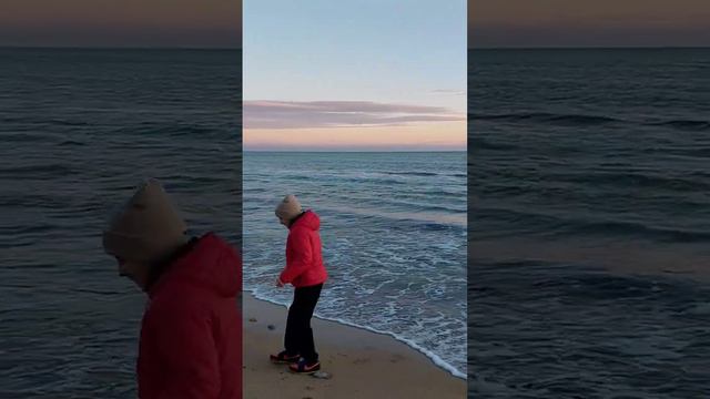 Январский Крымский Закат🌊🌊🌊 #дети #море #закат #Никита #крым смотреть онлайн