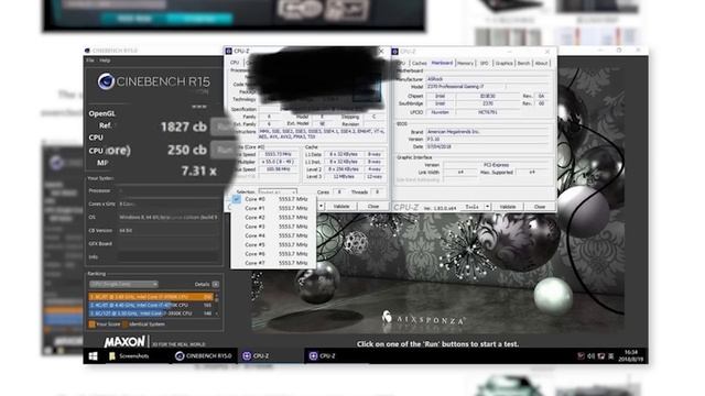 I7 9700k Overclocked To 5.5GHz On 8 Cores!