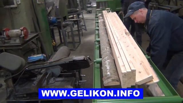 пилить тонкомер на обрезные доски выгодно на станке многопильном СПБ-8м смотреть онлайн