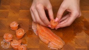 Красивая и Вкусная Праздничная Закуска. Тарталетки с Сыром и Красной Рыбой