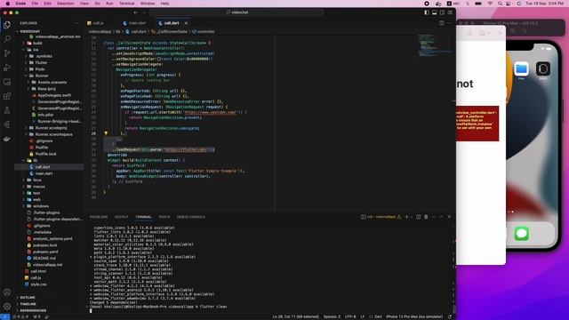 FIXED Flutter Error - A platform implementation for webview_flutter has not been set смотреть онлайн