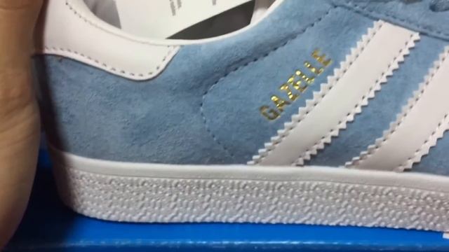 Обзор Adidas Gazelle голубые