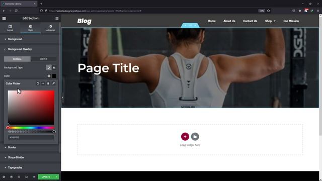 How To Determine Background Image Size In Elementor | Elementor Tutorial смотреть онлайн
