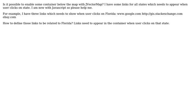 GIS: How to add content below the map with Javascript? смотреть онлайн