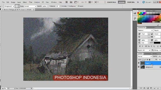 Cara merubah foto menjadi lukisan kanvas dengan photoshop смотреть онлайн