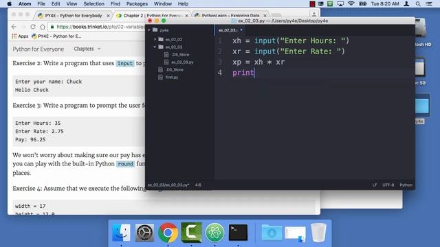 Programming for Everybody (Getting started with Python) -10 смотреть онлайн