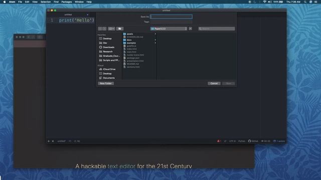 How to install Atom Text Editor | Mac OSX смотреть онлайн