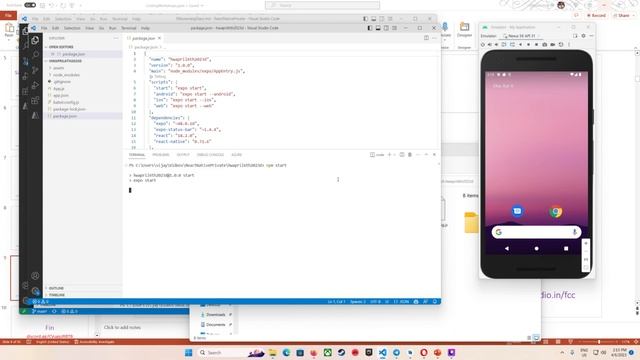 Hello World Project with expo CLI смотреть онлайн