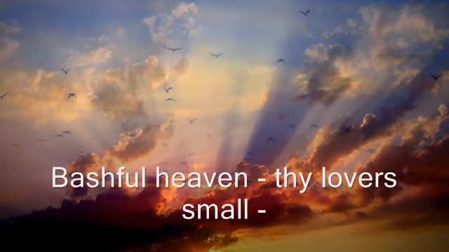 Out of sight? What of that? - Emily Dickinson смотреть онлайн