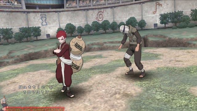 Naruto Clash of ninja Revolution 2 Garra & Baki Two man Squad Score Attack 60fps смотреть онлайн