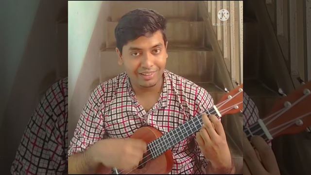 Dhaker taley| Pujor gaan 🌹❤️| ukulele cover| Tutorial смотреть онлайн