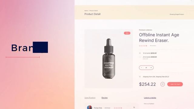 Brancy Cosmetic & Beauty Salon Website Template | Beauty Website Templates смотреть онлайн