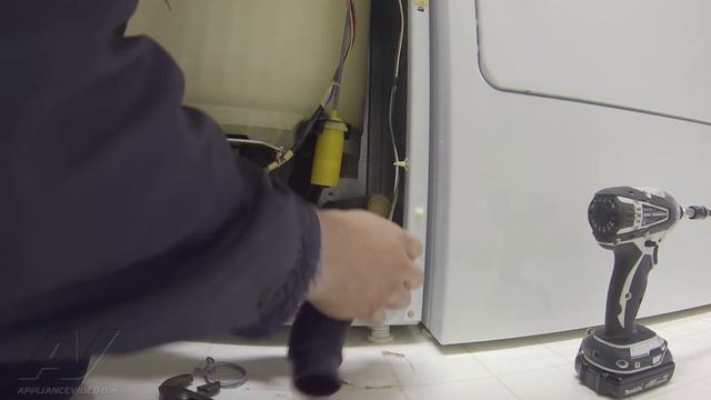 GE Washer Repair - Leaking - Hose Drain Inlet