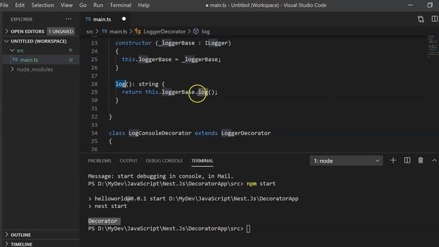 Decorator design pattern in TypeScript смотреть онлайн