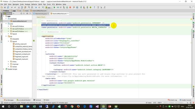 Android App Java Code: Kontakte lesen und in eine ListView laden смотреть онлайн
