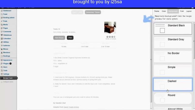Recipe Card Wordpress Plugin - create your recipe card смотреть онлайн