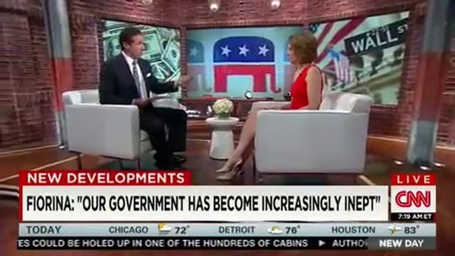 Carly's interview with CNN New Day смотреть онлайн