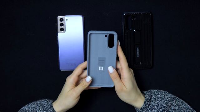 Оригинальный чехол накладка для Samsung Galaxy S21 Protective Standing EF-RG991CJEGRU смотреть онлайн