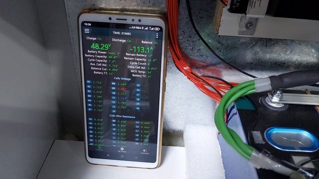 Тестирование Li-NMC батареи для солнечной электростанции