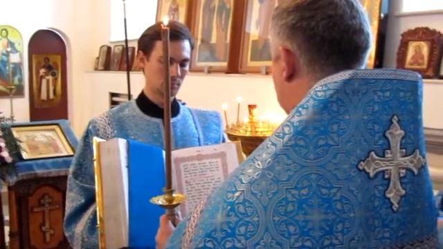 Покров, Евангелие на Всенощной смотреть онлайн