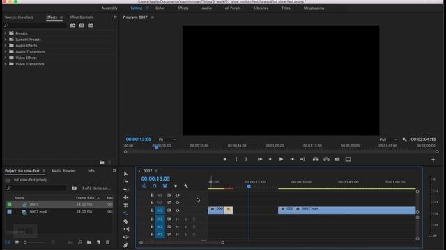 Hướng dẫn Slow motion và Fast forward // Adobe Premiere CC смотреть онлайн