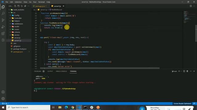 Email validator API -2 | DNS Mx Record |Email Cleaning | Node js смотреть онлайн
