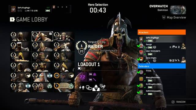 FOR HONOR " playing as RAIDER level " [Live Broadcast ] смотреть онлайн
