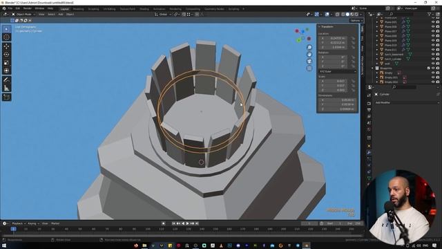 Урок 11. Моделирование ч.3 | курс «Dungeon» / Blender / 3D / новичок смотреть онлайн
