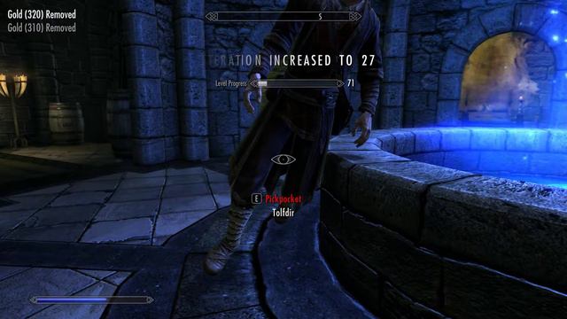 Skyrim Getting your gold back from training смотреть онлайн