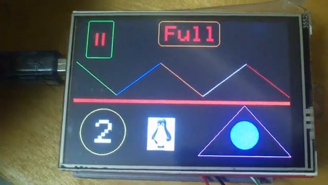 TFT LCD 3.5 дюйма. Controller ili9488 смотреть онлайн
