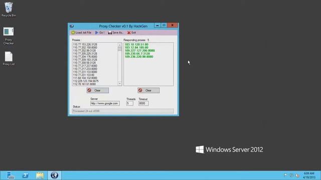 Free Proxy Checker 2013 смотреть онлайн