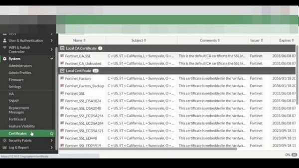 Installing Fortinet CA Certificate To Fix Certificate Errors