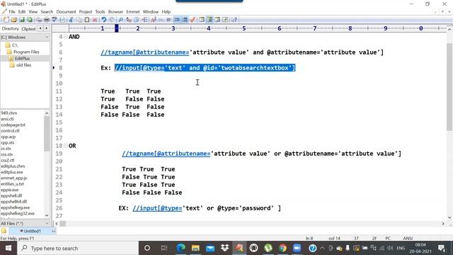 Xpath Logical Operators,Regular Expressions and methods смотреть онлайн